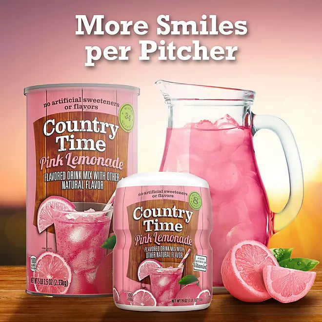 Country Time Pink Lemonade Naturally Flavored Powdered Drink Mix (5.16 lbs.)