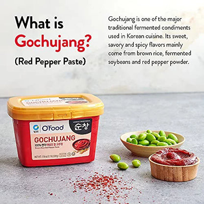Chung Jung One Gochuchang Brown Rice Red Pepper Paste, 17.6 oz
