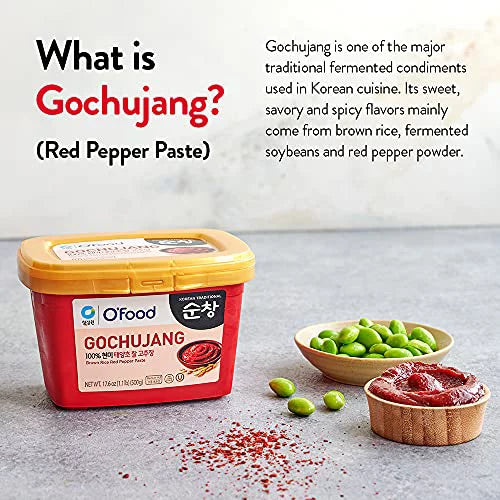 Chung Jung One Gochuchang Brown Rice Red Pepper Paste, 17.6 oz